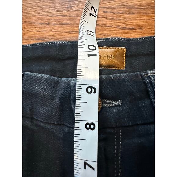 Mother Jeans The Looker Ankle Fray Dark Wash Size 25 Lux Comfortable Jeans - Picture 11 of 12